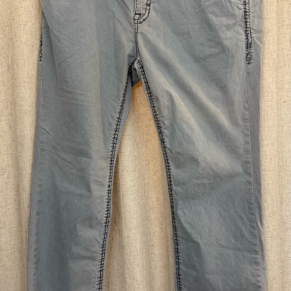 Rock Revival Gray Straight Men's Jeans